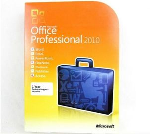 Caja auténtica de la venta al por menor de Microsoft Office, caja internacional de la venta al por menor de Microsoft Office 2010